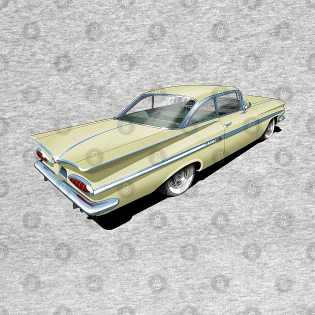 1959 Chevrolet Impala in Classic Cream by candcretro